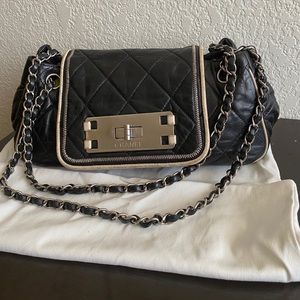 Vintage Chanel mademoiselle quilted flap bag